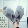Women'S Plush Slippers Women'S Crossover Fur Slippers Casual Warm Cotton Drag