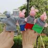Мини ручные пальчиковые куклы Сказки Мультяшные животные Плюшевые куклы Развивающие мозг Тканевый материал Кукольный театр для 3 шт./4 шт.