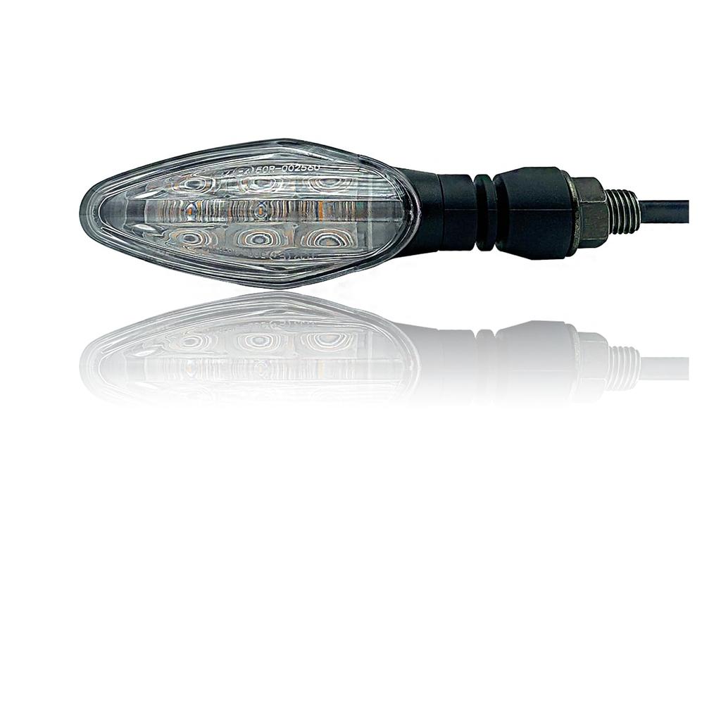 KSHOSIYOK LED Turn Signal, Motorcycle, E-Mark, Compatible with Vehicle Inspection, High Brightness, 12 V, General Purpose, 4 Pieces