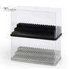 Minifigures Display Case Transparent Plastic Show Case for Building Block Action Figure Toys Stackable Dust-proof Storage Box for Collectible