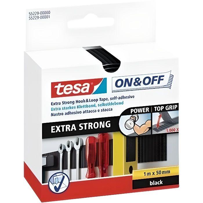 TESA Bande extra forte - 1m x 50mm - Noir