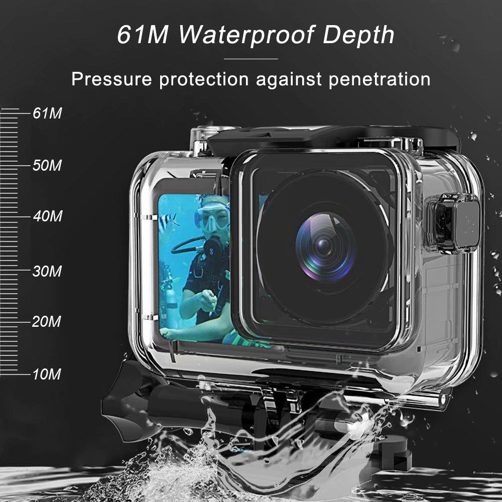 60M Подводный водонепроницаемый чехол для корпуса экшн-камеры Dji Osmo Защитное крепление для дайвинга Аксессуары для экшн-камеры Osmo