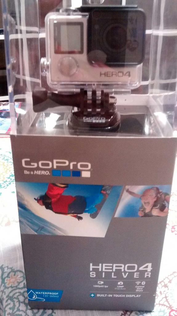 GoPro Wearable Camera HERO 4 Silver Edition