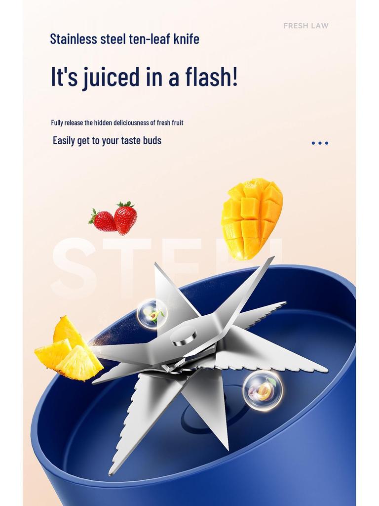 Портативный стакан-соковыжималка Ton Ton большой вместимости для свежих фруктов и дробленого льда