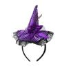 Cartoon Witch Hat Party Decorations Headband Fashion Hair Hoop  Halloween