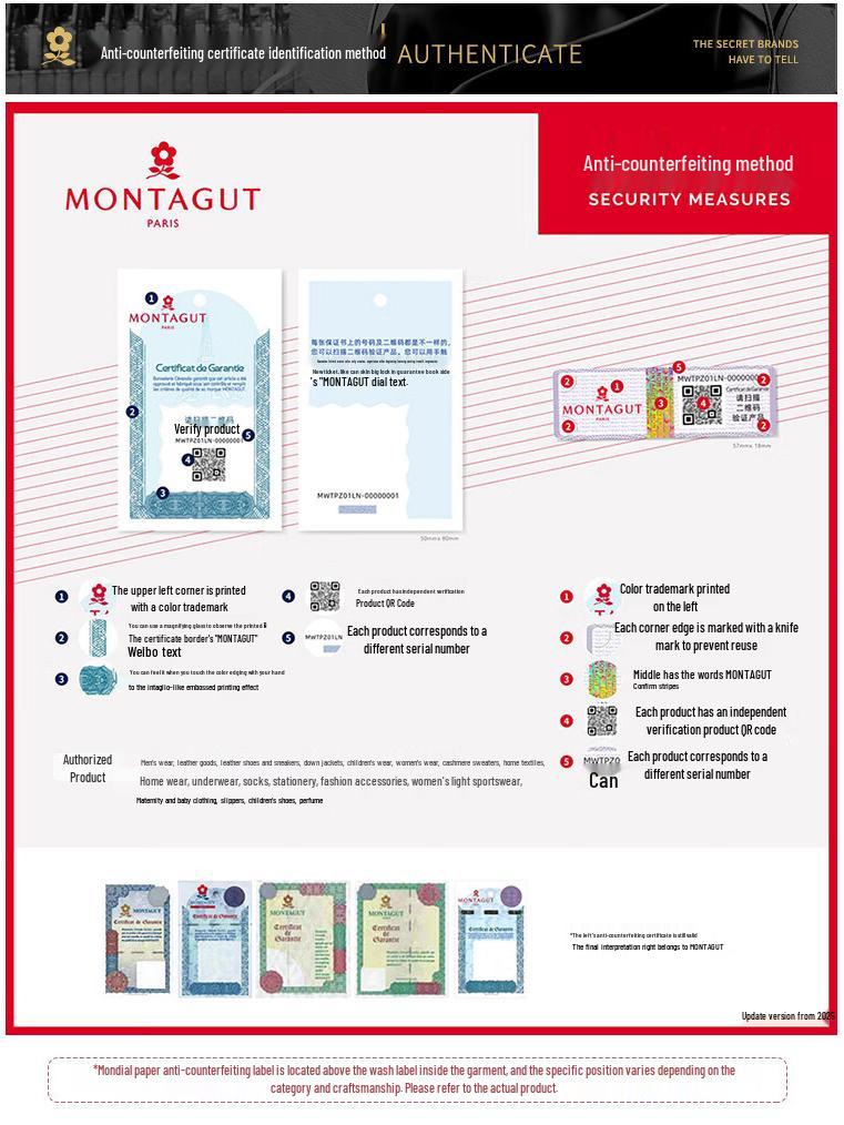 Мужской вязаный свитер MONTAGUT, имитирующий двойку