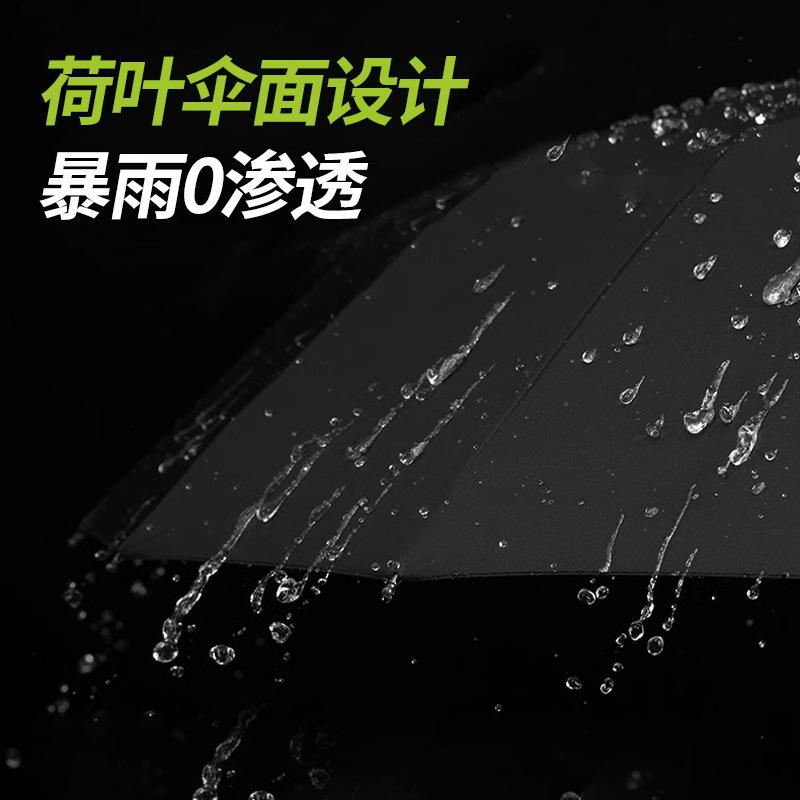 Зонт Штормоустойчивый большой зонт Автоматический обратный зонт с кольцевой пряжкой Уличный портативный мужской зонт Трехслойный зонт для девушки с чувством стиля