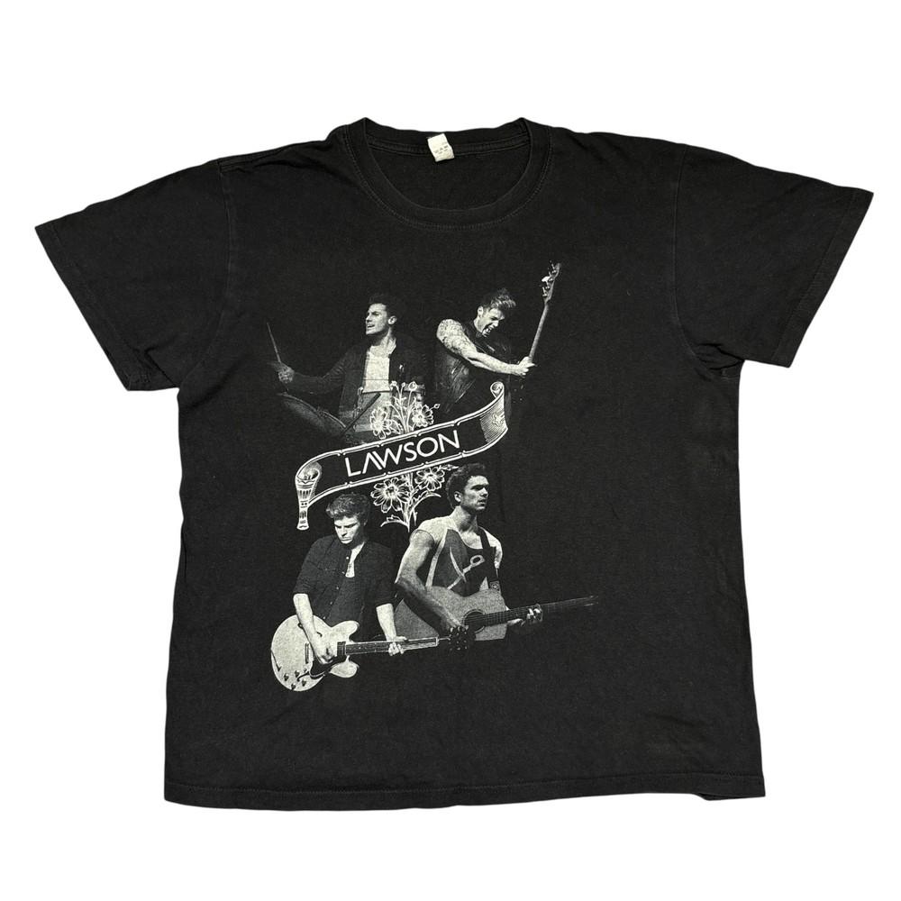 Lawson Shirt Black Medium Tour Concert Pop Rock Band Tee Music The Vamps McFly Unisex T-Shirt