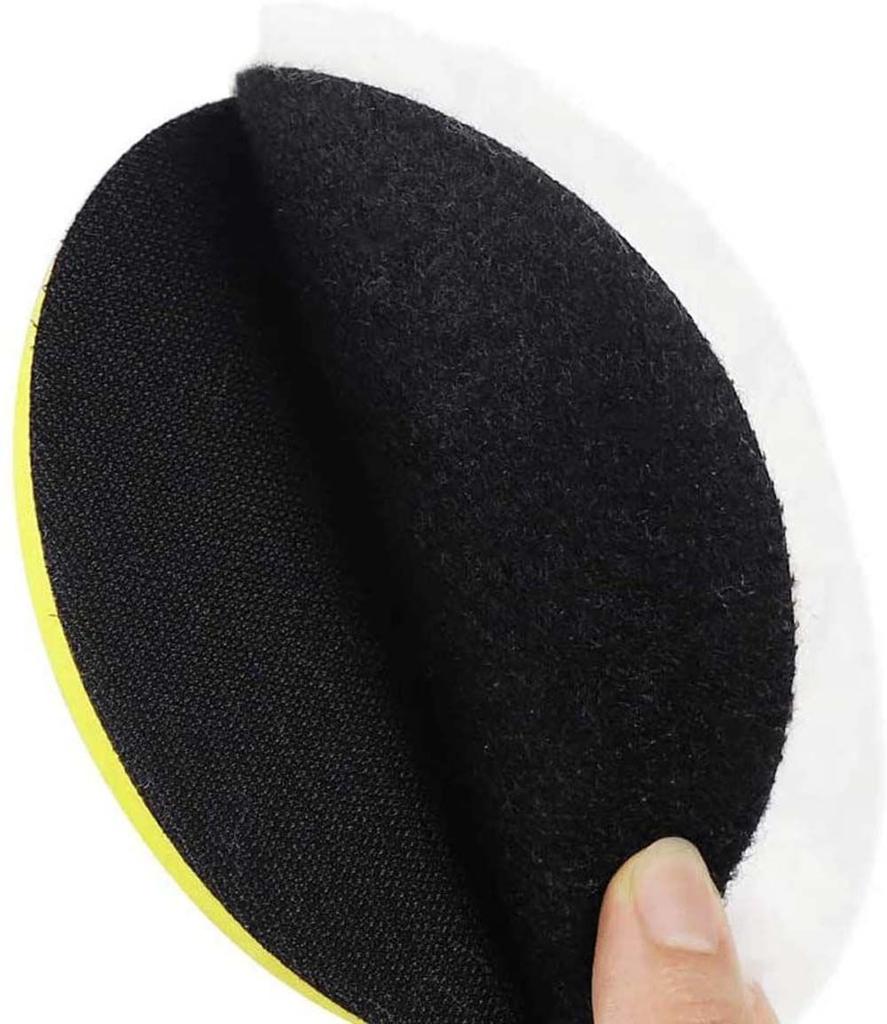 Auto Polisher Accessories Wool Sponge Pad Car Beauty Tool Car Polishing Disc Self-Adhesive Disc