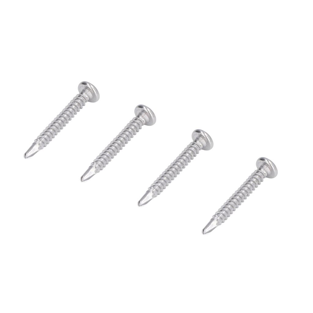 100 шт. Саморезы из нержавеющей стали с крестообразным шлицем и круглой головкой M4.2x32 Набор крепежных элементов