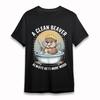 Women's Plus Size Soft Trend Classic T-Shirt Happy Beaver Bath Time Cartoon Tee