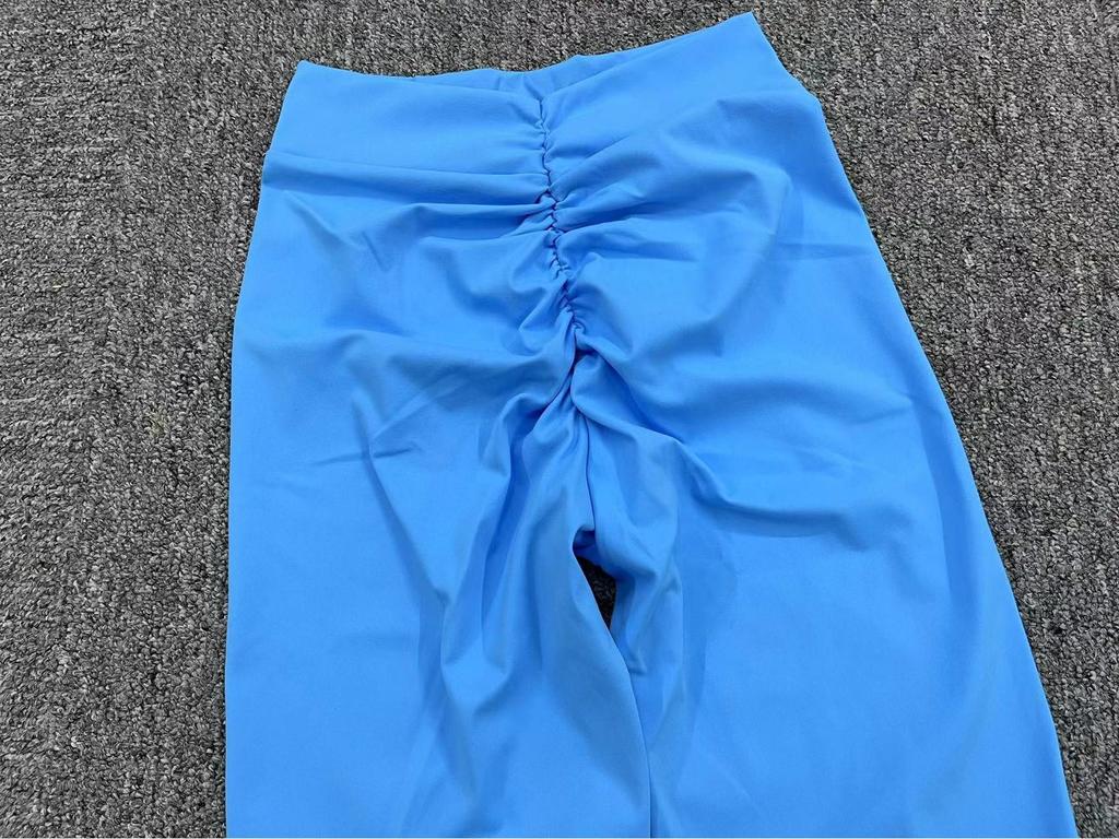 Chic V-Back Butt-Lifting Sports Leggings: Seamless Peach-Enhancing Yoga Pants