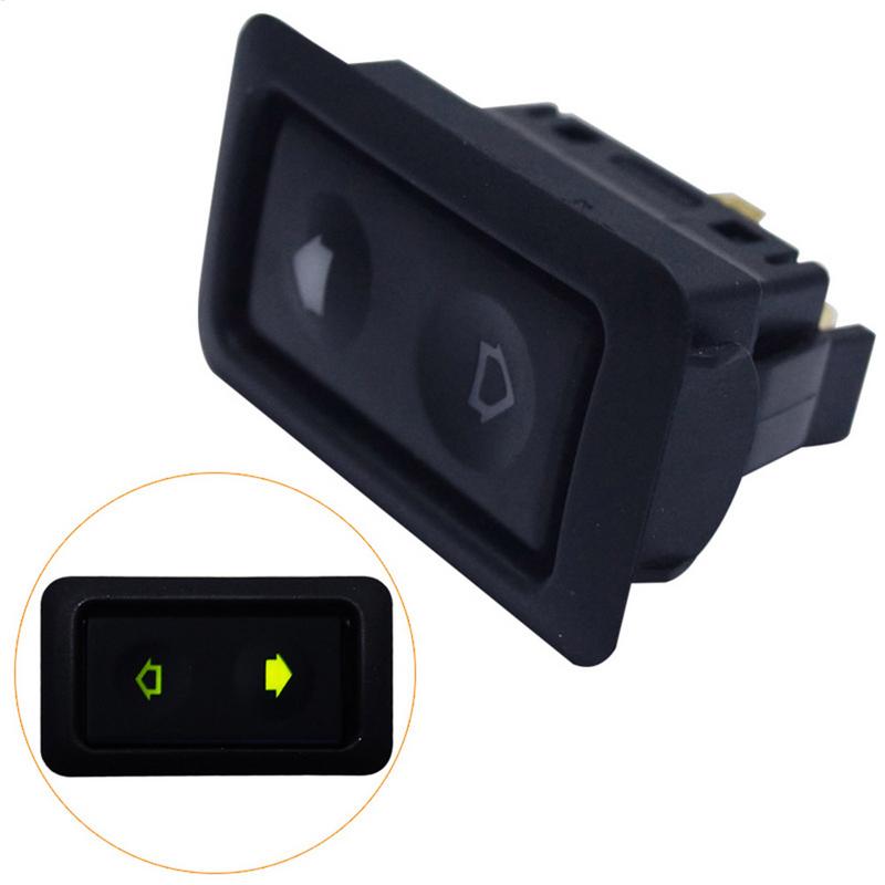 1PC/Packs Universal 6Pin Car Electric Window Switch Power Window Switch For All Cars With Green LED Light Button Switch 12V/24V