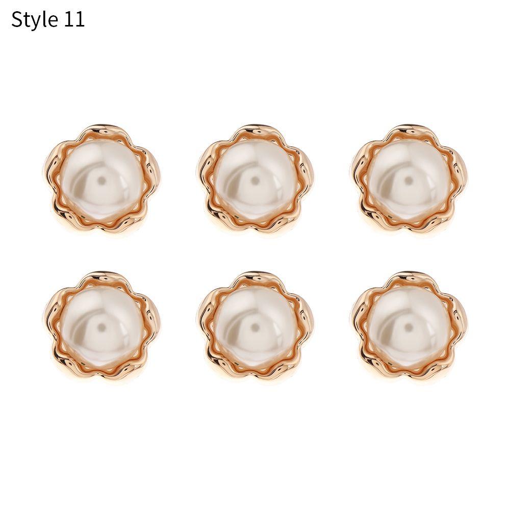 6PCS Fashion DIY Anti-exhaust Coat Button Seamless buttons Detachable Adjustable