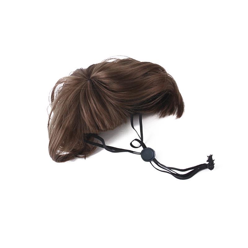 Парики для домашних животных: Забавные головные уборы для кошек и собак с челкой и бобами, идеально подходящие для праздников и маскарада