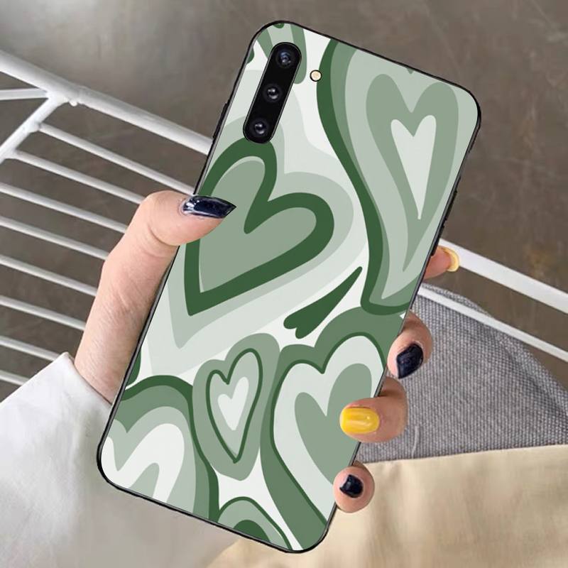 Чехол для телефона с сердечком для Samsung Note 5 7 8 9 10 20 pro plus lite ultra A21 12 72