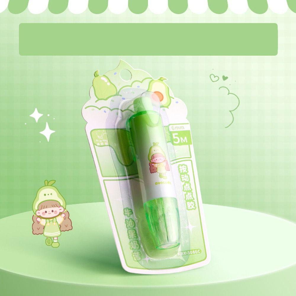 Двусторонняя клейкая лента с нажимом Канцелярские принадлежности Точечный клей Роликовые ленты Точечный клейкий скотч Клей для студентов