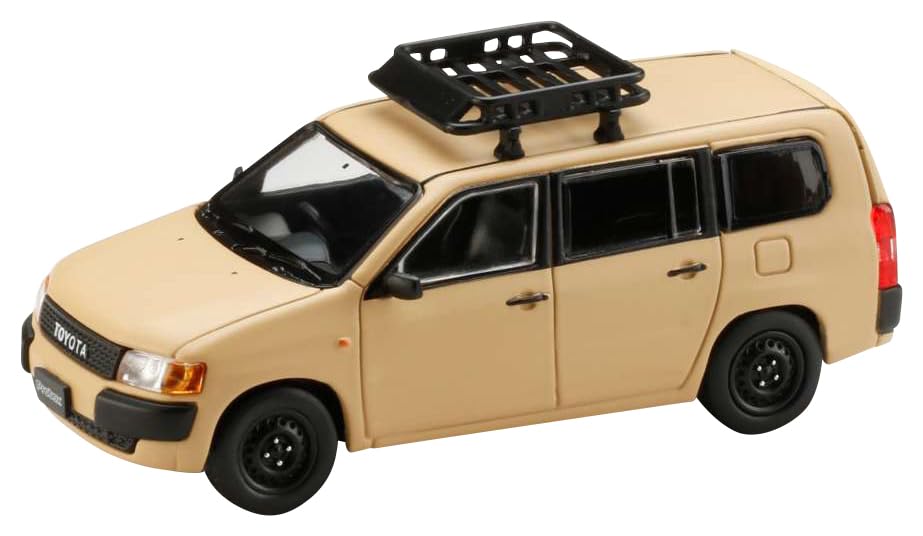 HJ64 Toyota Probox Custom Version Matte Beige Finished Product 1/64