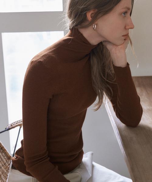 HAINT Basic Slimfit Turtleneck Knit_3 Colors