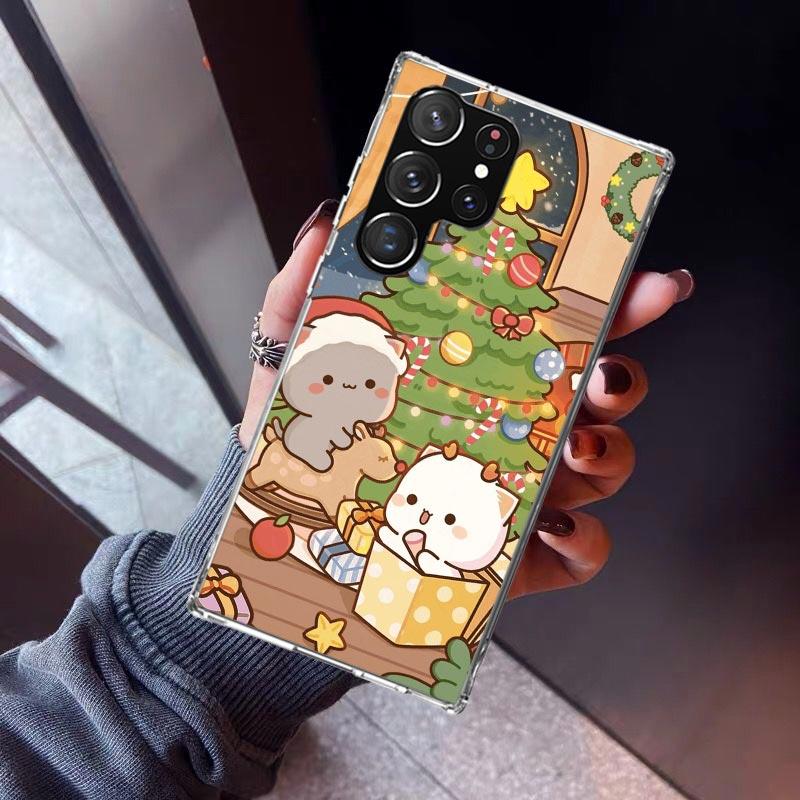 Bubu Dudu Cartoon Cute Phone Case For Samsung Galaxy S23 S24 S25 Edge S26 Ultra S22 + S21 Plus S20 FE Cover Silicone Print Shell