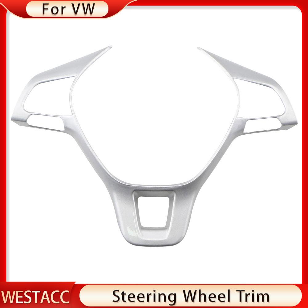 Накладка на панель рулевого колеса автомобиля для Volkswagen VW Golf 7 Tiguan MK2 Polo T-Cross T-Roc Touran Jetta 2017-2022 