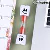 2-минутный 3-минутный песочные часы с большими глазами для детей для чистки зубов Визуальное обучение Управление временем Необходимая вещь для ванной