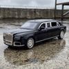 1:24 Aurus Motors Aurus Senat Россия Лимузин Сплав Металл Литая Модель Автомобиля Домашний Модный Настольный Дисплей Украшение Подарки на День Рождения