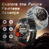 2025 New Military Edition Smart Watch Men 1000mAh Battery 1.7-inch AMOLED HD Display Bluetooth Call Clock Smartwatch LED Flashlight