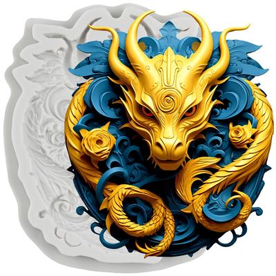 Силиконовые формы Дракон Форма для мастики Дракон Инструменты для украшения торта Топпер для кекса Конфета Шоколад Паста для лепки