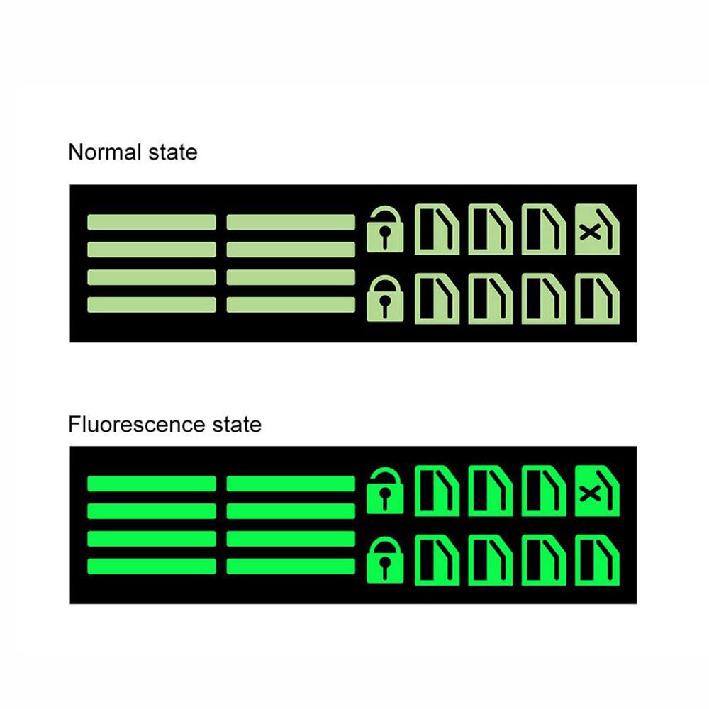 Button Sticker Universal Car Door-Interior Panel Window Luminous Waterproof