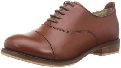 Женские оксфорды Yosuke, 5010065, красно-коричневый, размер 24.5 см