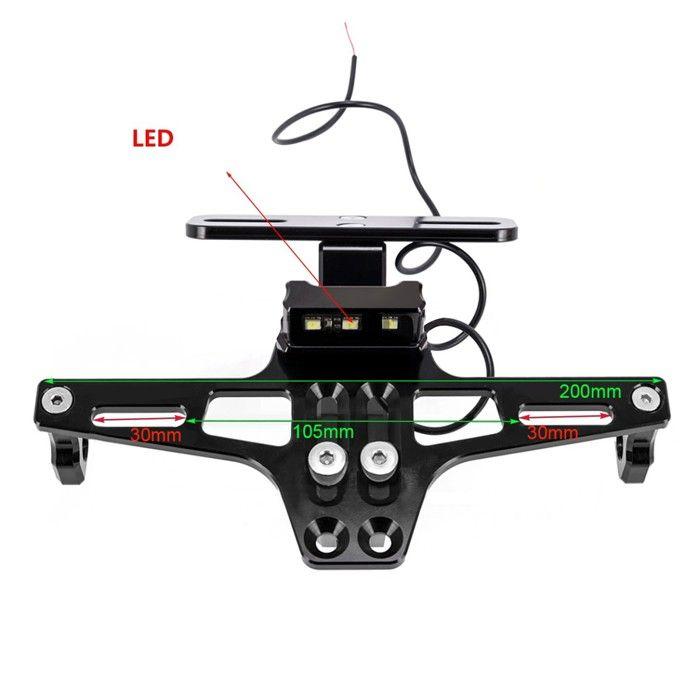 Support de Plaque pour Motocross, Enduro NH2 orange