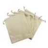 12Pcs Linen Jute Cloth Sack Jewelry Pouch Drawstring Gift Bags Wedding Favor Bags Candy Box Packaging Supplies