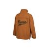 Puma Color Block Pocket Letter Logo Patch Retro Sports Jacket Unisex Jacket Brown 539750-74