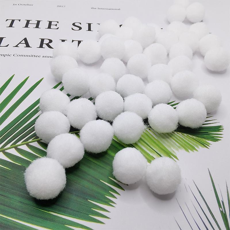 Разноцветные эластичные помпоны для поделок своими руками для детей - плюшевые, красочные шарики для творческих проектов и украшений