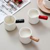 With Scale Ceramic Milk Jug with Handle Coffee Measuring Cup Exquisite Coffee Extraction Cup Spice
