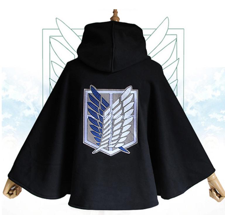 Fashion Anime No Kyojin Cloak Cape Clothes Cosplay Costume Fantasia Attack On Titan Plus