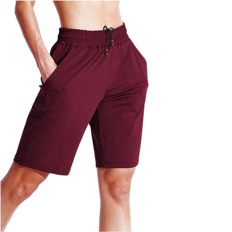 7 цветов, спортивные шорты, женские летние свободные прямые повседневные дышащие шорты для фитнеса, M-4XL