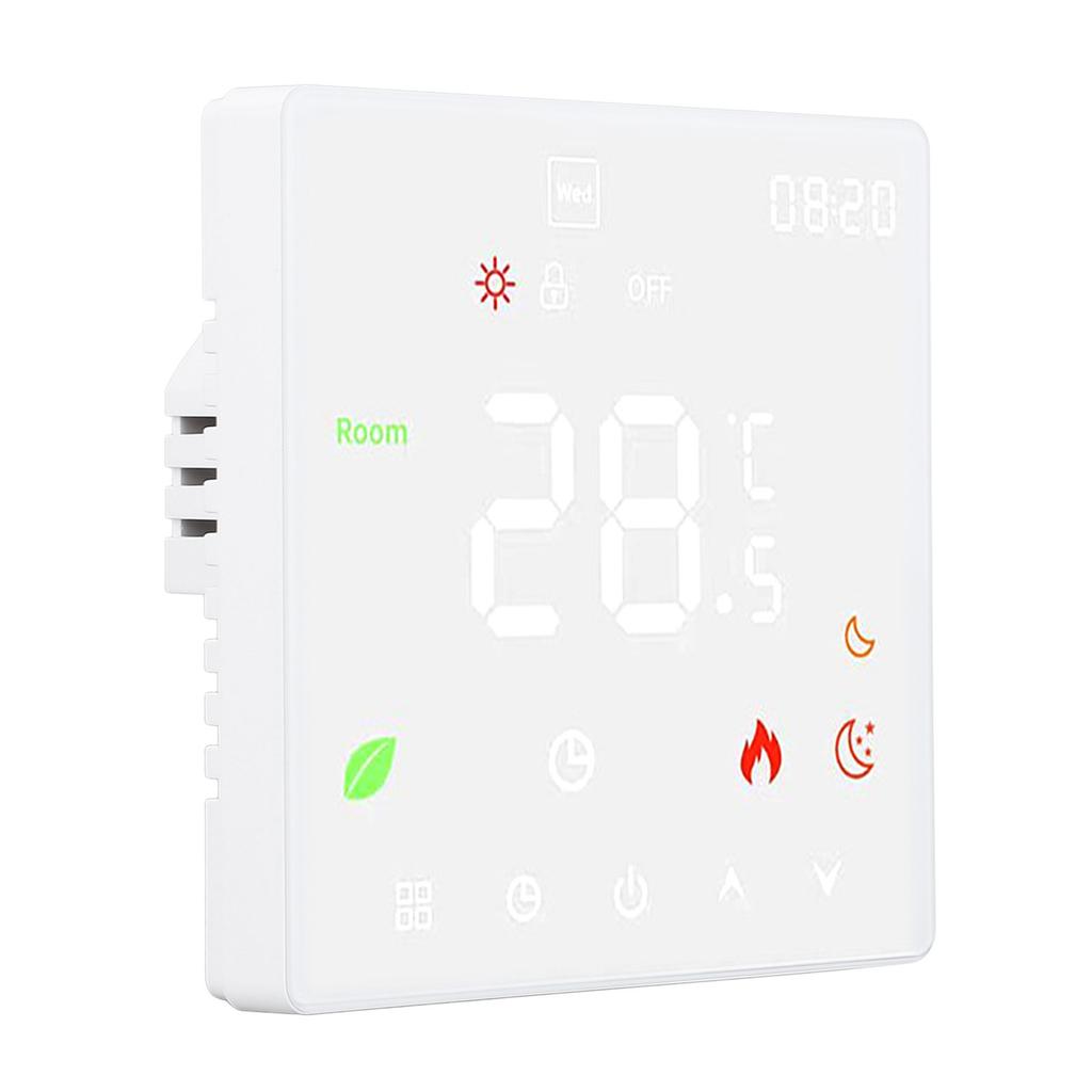 Smart Thermostat Touch Screen Programmable Floor Heating Thermostat for Gas Boiler Water Heater
