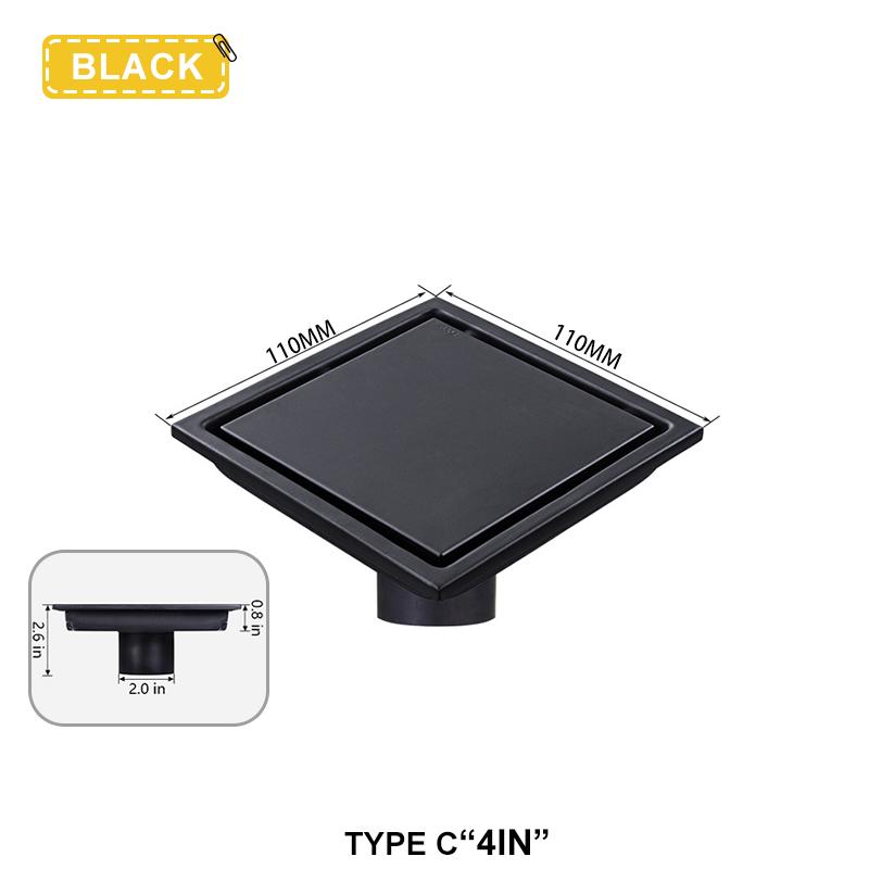 Квадратный невидимый слив из нержавеющей стали для пола, дезодорирующий фильтр для мусора, слив для душа, слив для пола, фильтр для воды, аксессуары для ванной комнаты