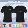 Quick-Dry Custom Logo Marathon Running T-Shirt: Crew Neck, Short Sleeve, Outdoor Fitness