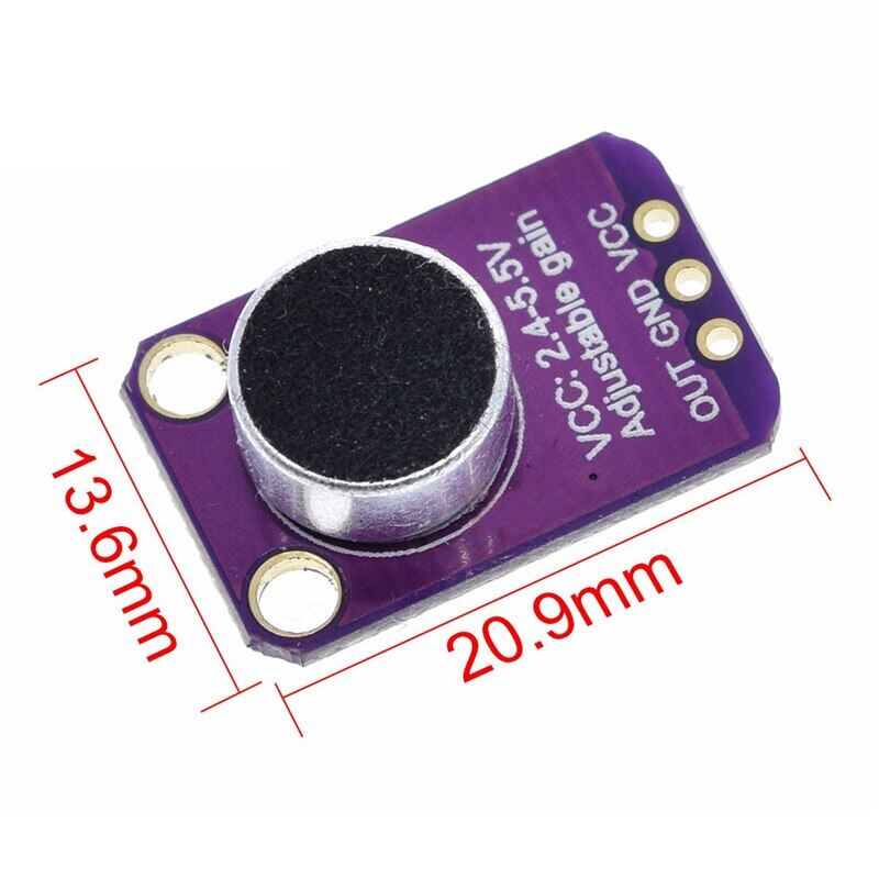 GY-MAX4466 Electret Microphone Amplifier Module MAX4466 Adjustable Gain For Arduino