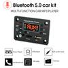 Wireless Bluetooth 5.0 MP3 WMA Decoder Board Car Audio USB TF FM Radio Module Color Screen MP3 Player with Remote Control 12V