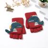 1 Pair of Children's Cute Cartoon Dinosaur Gloves