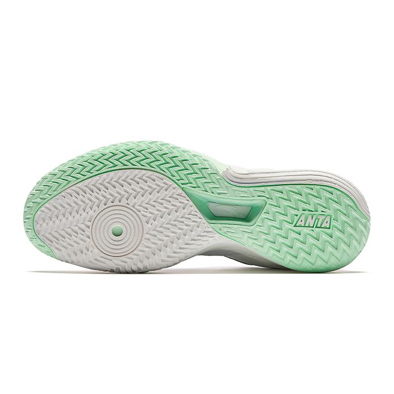 Anta Wind Tunnel 5 Fashion Versatile Shock Absorption Non-Slip Wear-Resistant Support Low-Top Basketball Shoes Men Sneaker White 112441107-7