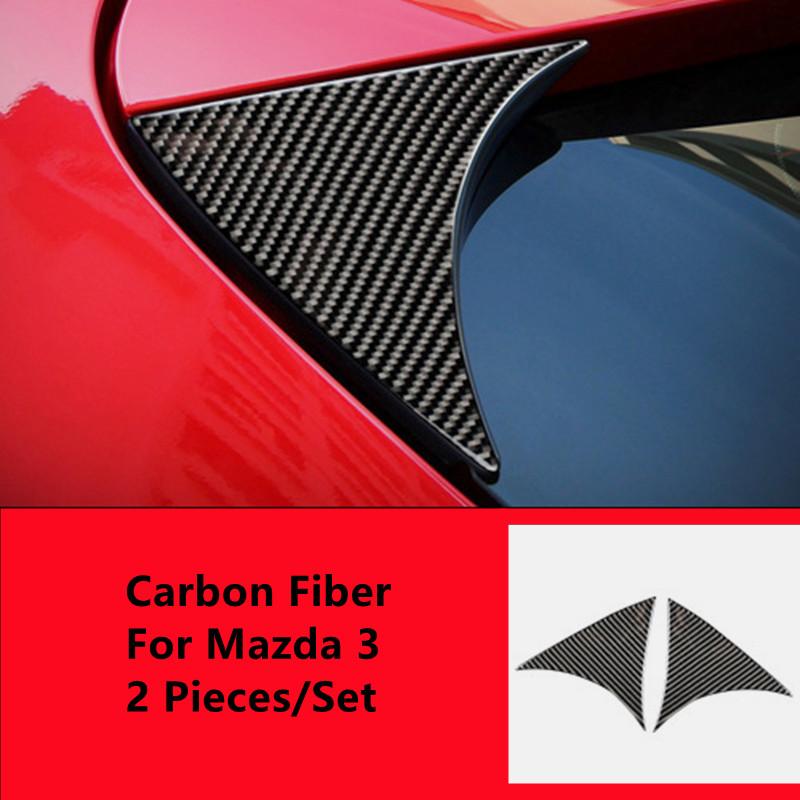 Углеродное волокно автомобильная дверь, панель переключения передач, центральное управление, декоративная крышка, наклейки для салона автомобиля Mazda 3 Axela