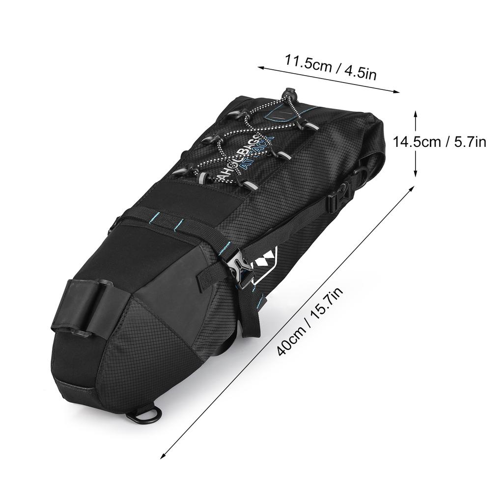 Waterproof Bike Bag Bicycle Saddle Bag Pannier Cycle MTB Mountain Road Bike Tail Seat Bag Adjustable 3L 10L