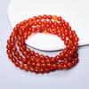 Товары для дома и вечеринки Красный сердолик Агат 4/6/8 мм 60/50/40 шт. круглые свободные бусины «сделай сам» браслеты бусины из натурального камня для изготовления ювелирных изделий