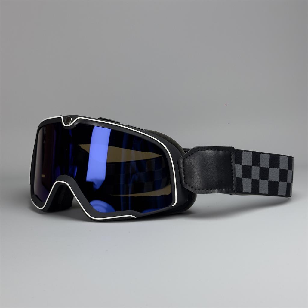 Ретро очки для езды на мотоцикле Cafe Racing Motorcycle MX ATV Classic Ветрозащитные очки Солнцезащитные очки для бездорожья Очки для катания на лыжах Уличные очки унисекс