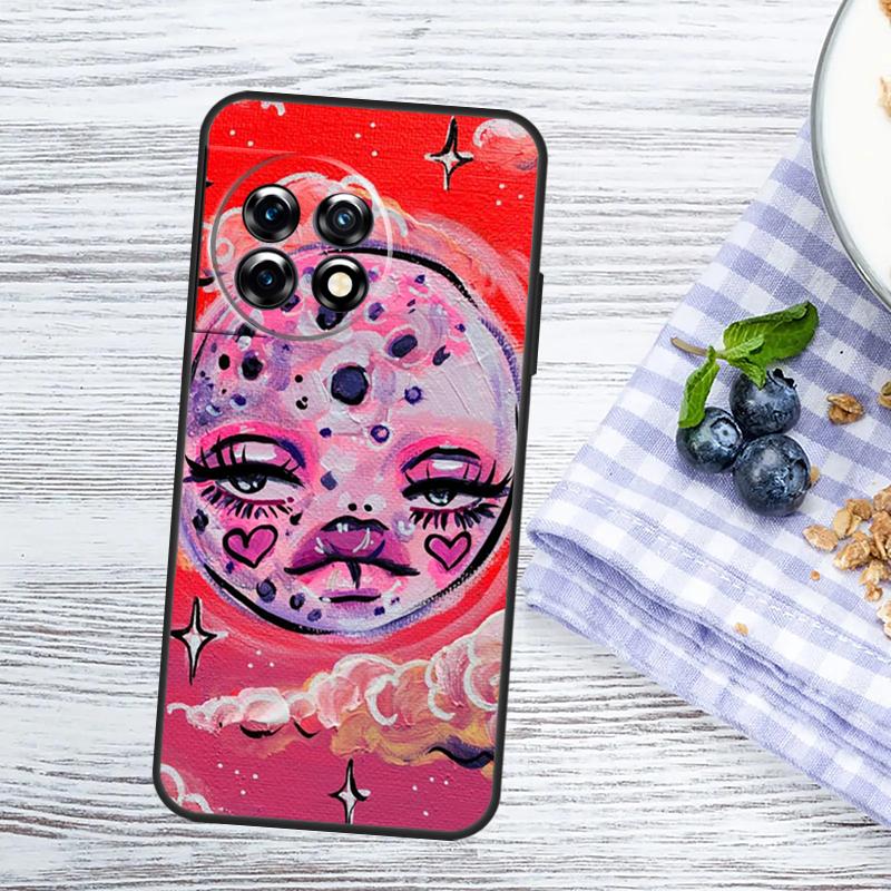 Indie Kids Aesthetic Hippie Acid Trip Case For OnePlus Nord CE 5 3 4 Lite N20 N30 OnePlus 10T 13T 13R 12R 15R 11 12 13 15 Cover